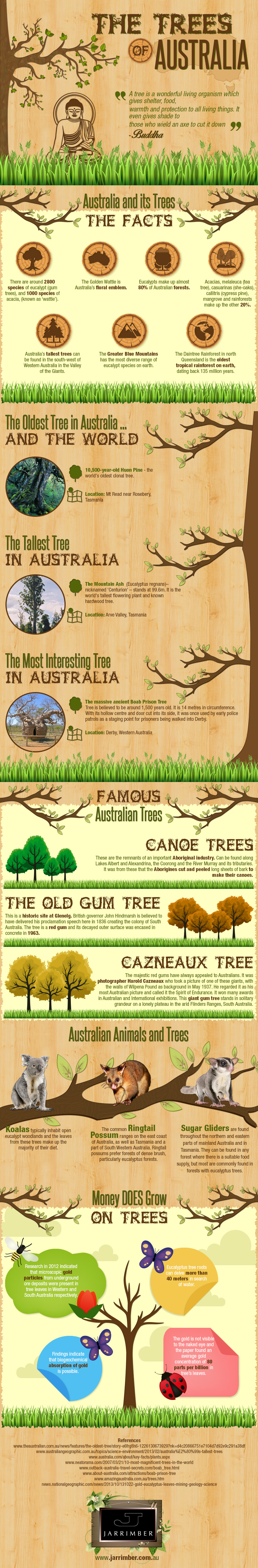 Trees of Australia Infographic