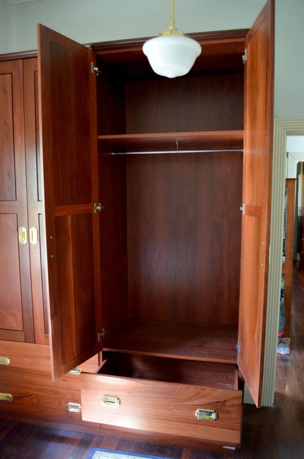 Guildford Jarrah Wardrobe S