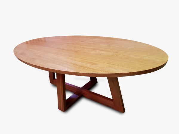 Capel Oval Tasmanian Oak Dining Table