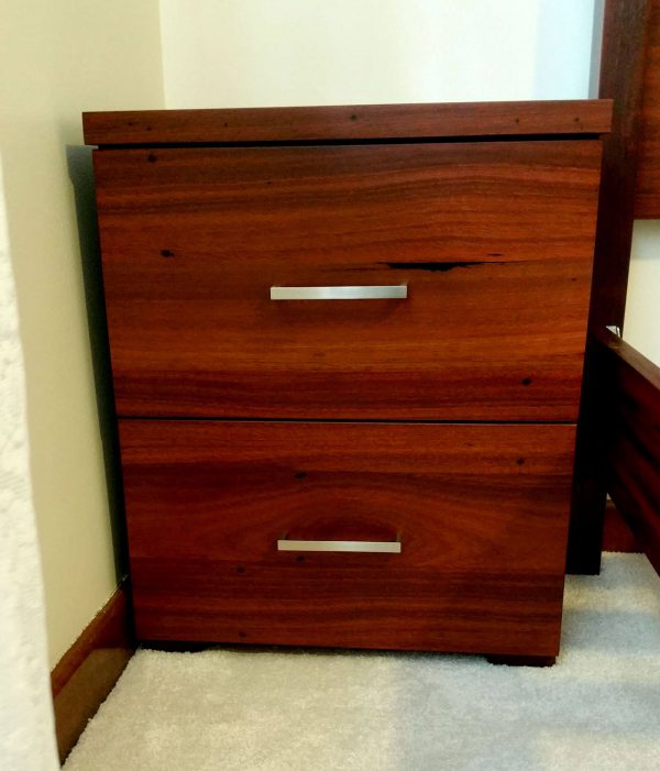 North Beach Jarrah Bedside Drawer