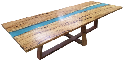 Live-Edge Timber River Tables
