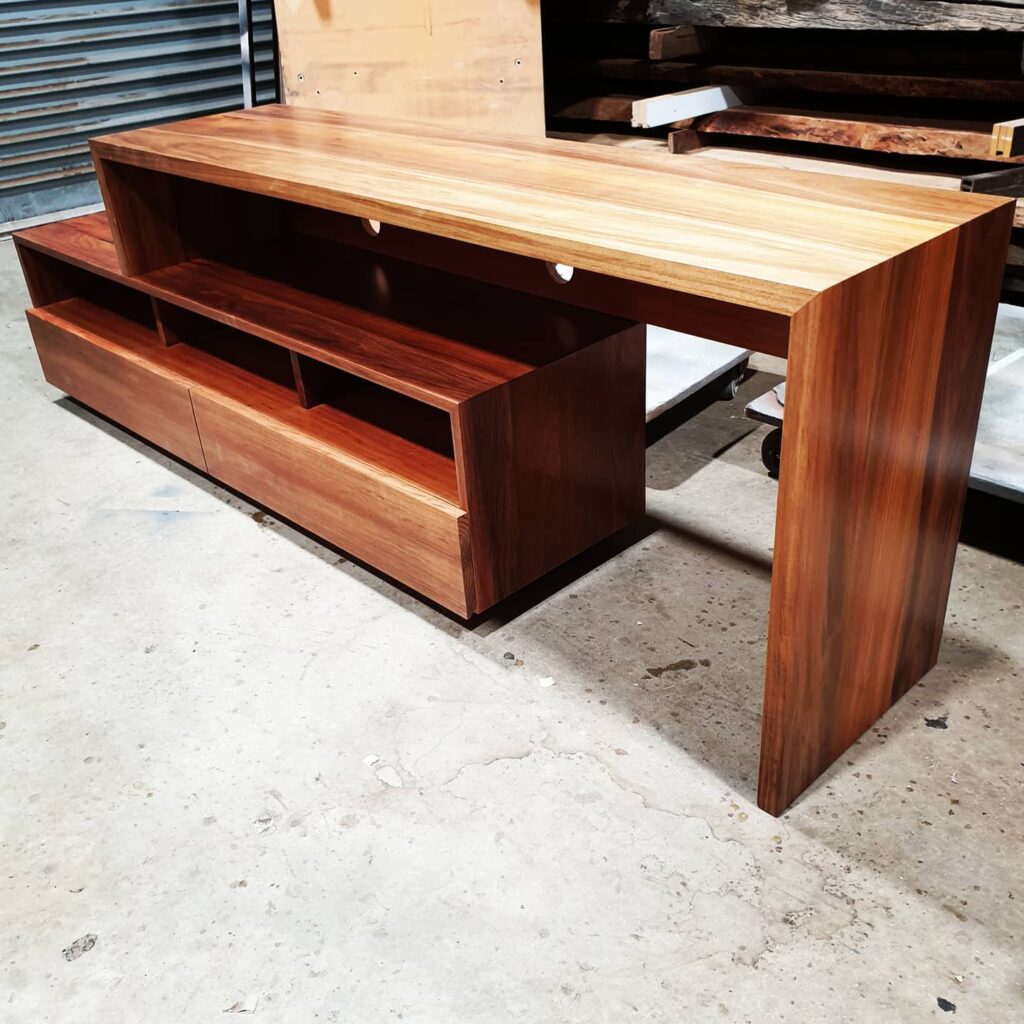 Tasmanian blackwood-custom TV Unit