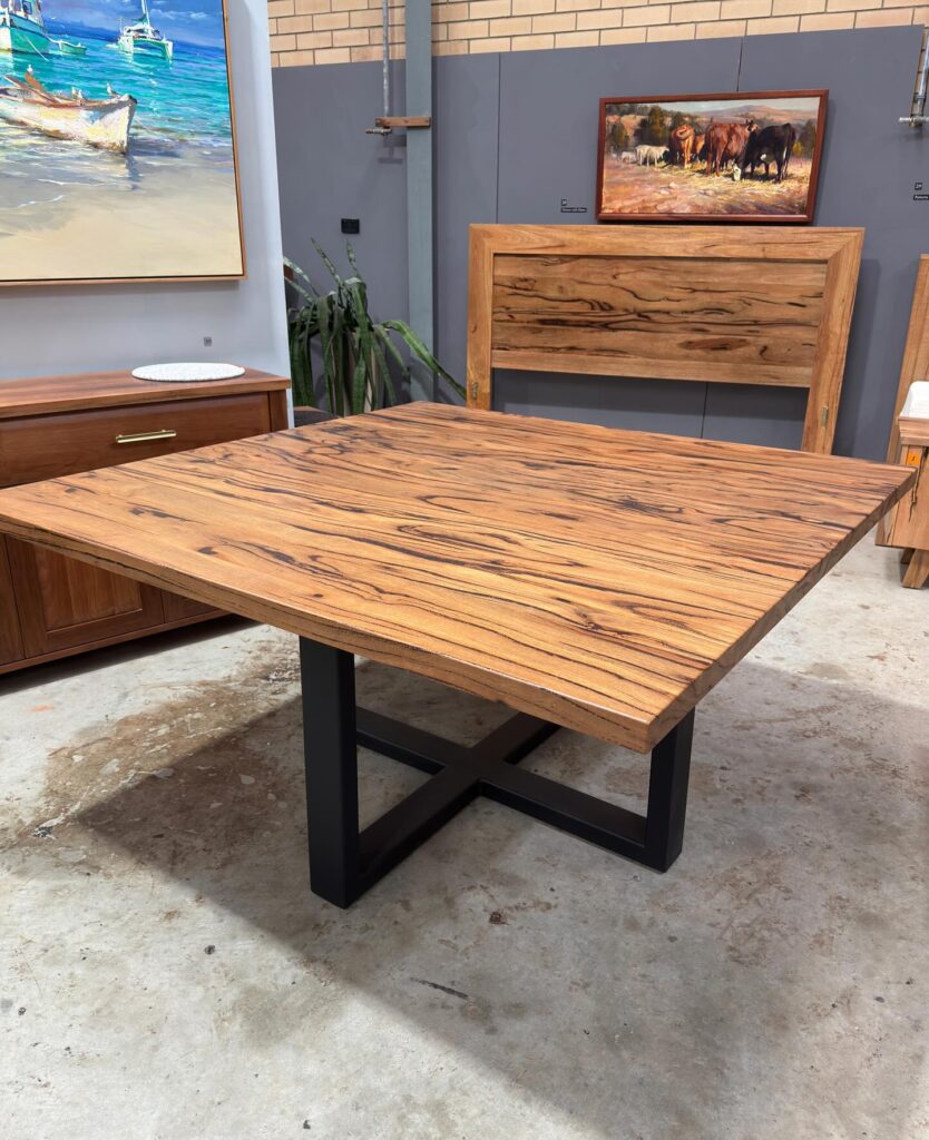 Square dining table