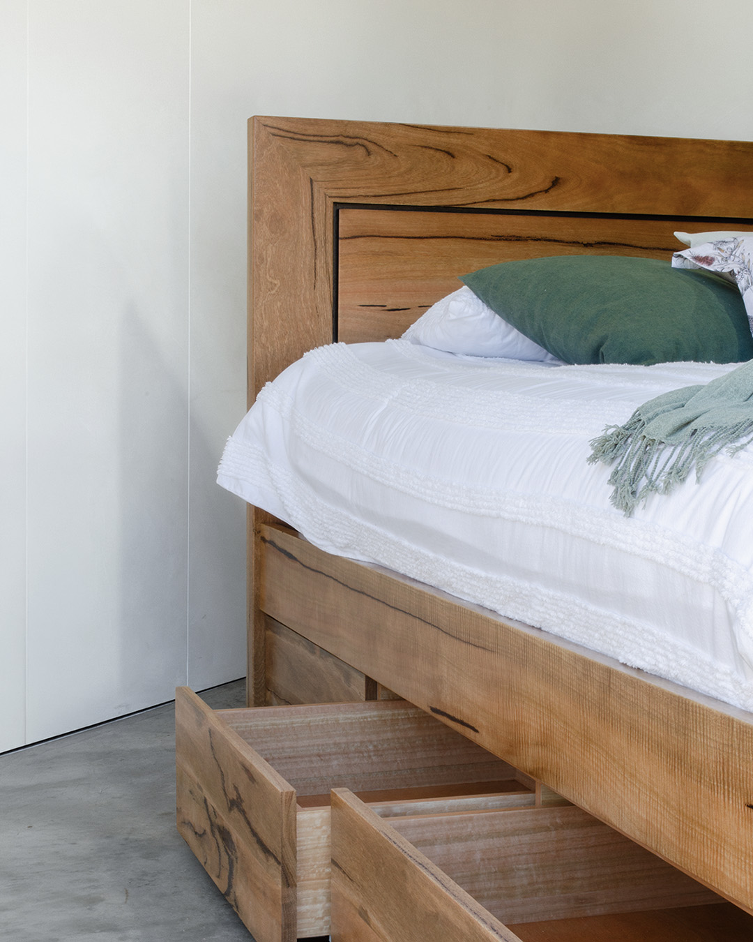 Parkerville King Bed with underbed drawers - Image 4